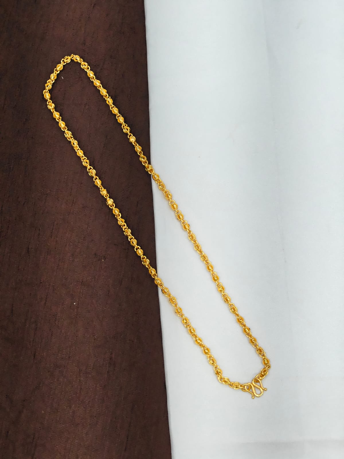 Exclusive Men's Gold-Plated Chain – Premium Bold Design 20inc