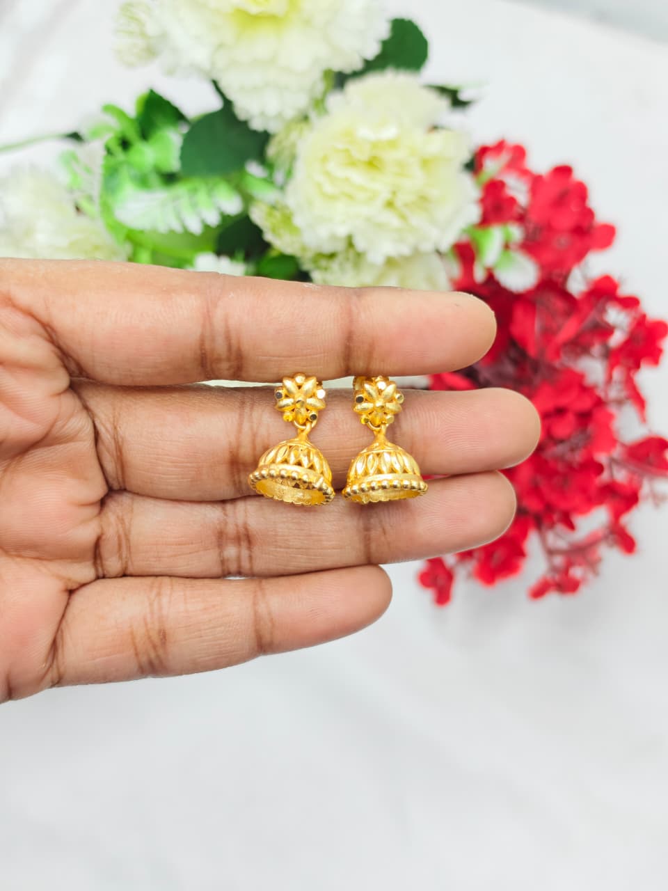 Instagram Trending (1Gram gold Plated) Jhumki