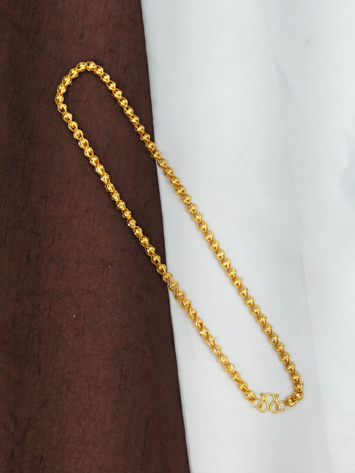 Exclusive Men's Gold-Plated Chain – Premium Bold Design 20inc