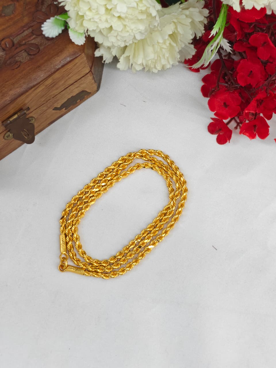 Men’s Elite Gold-Plated Chain – Modern Heavy-Style Design Model-1