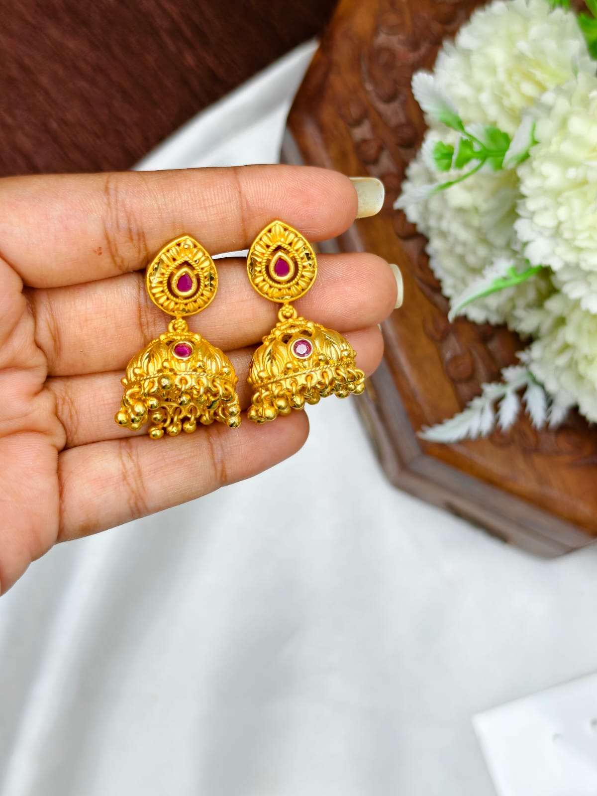 1 Gram Gold Plated Choker Necklace for Women | Traditional & Elegant Jewellery