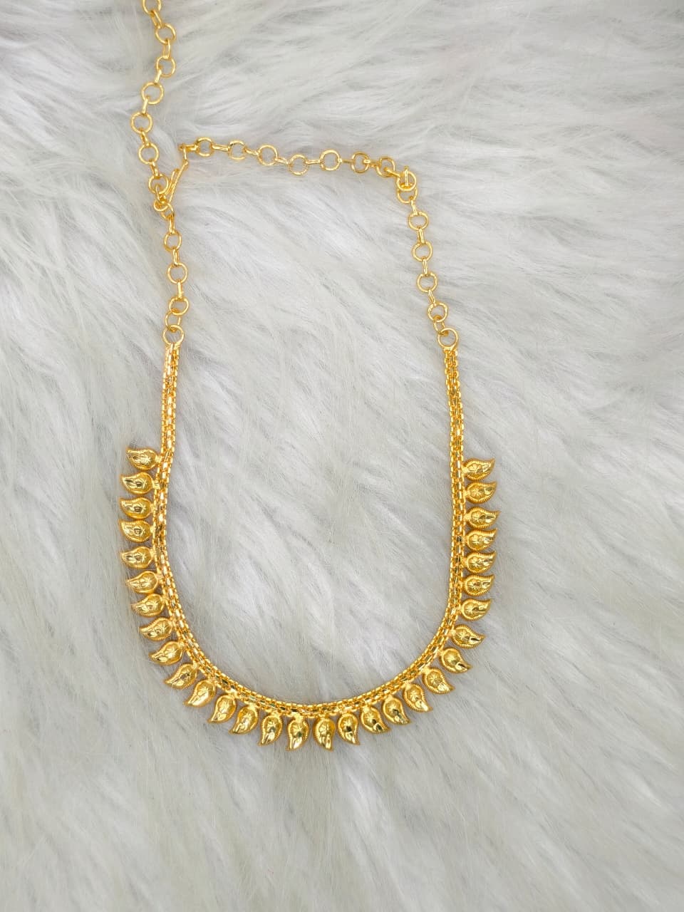 Trending Mini Gold Necklace Set – Premium Gold Look Finished