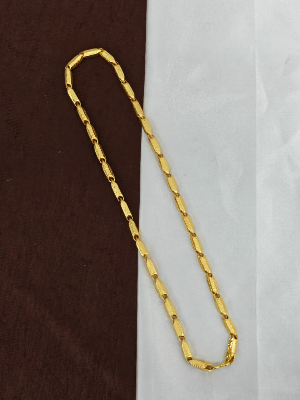 Royal Men’s Gold Chain – Luxury Finish & Unique Pattern 24inc