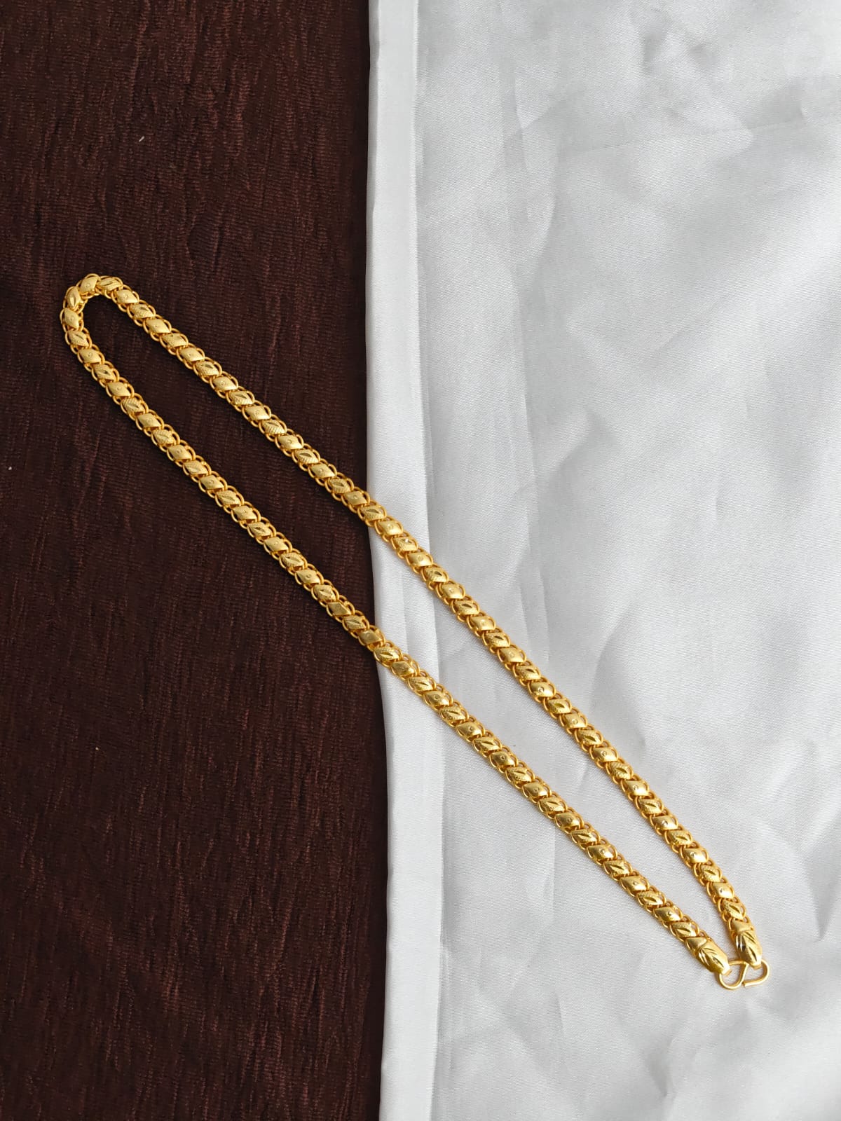Exclusive Men's Gold-Plated Chain – Premium Bold Design Model-5