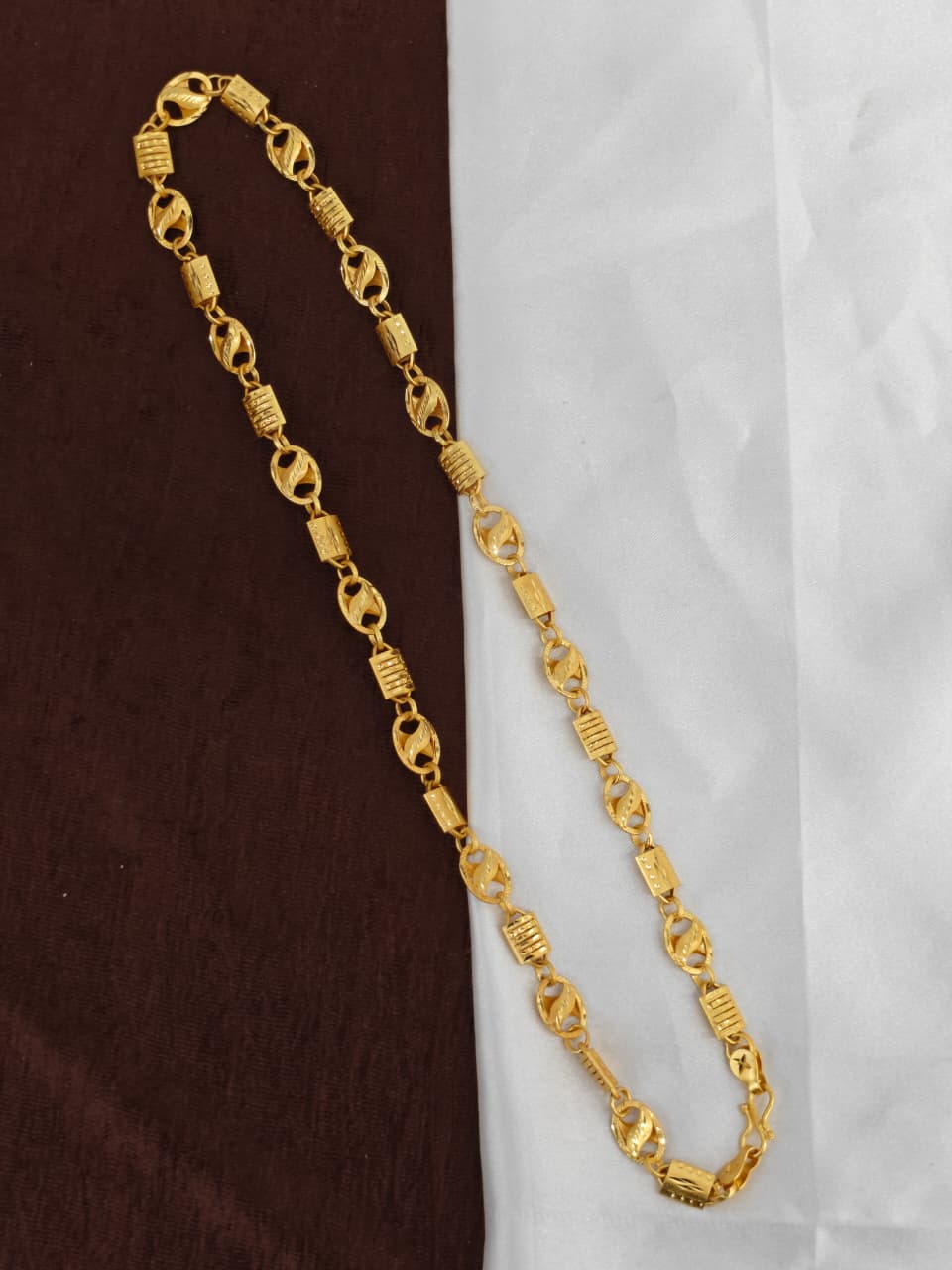 Men’s Elite Gold-Plated Chain – Modern Heavy-Style Design Model-6