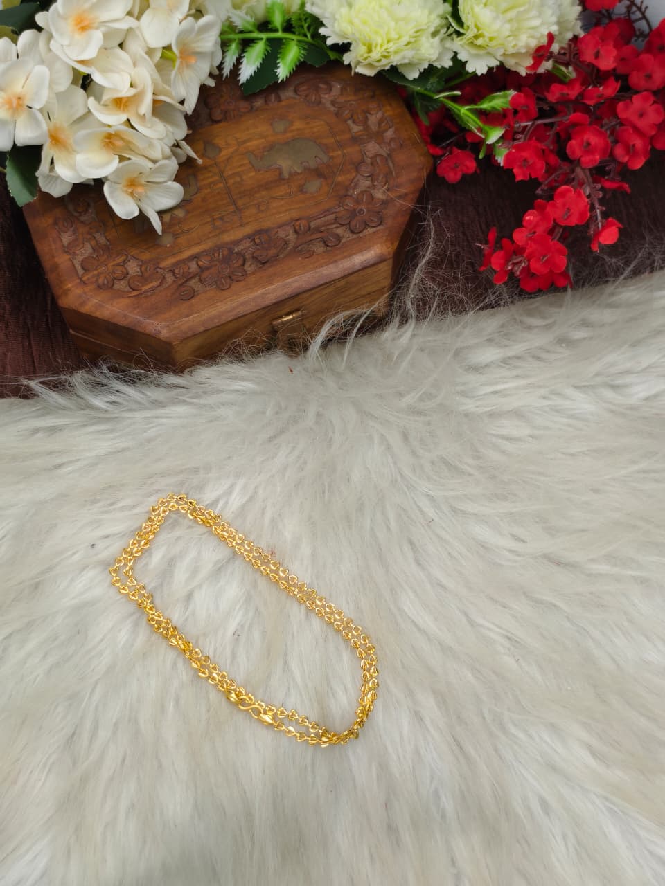 Forming matte finished (1Gram gold plated) Model Chain