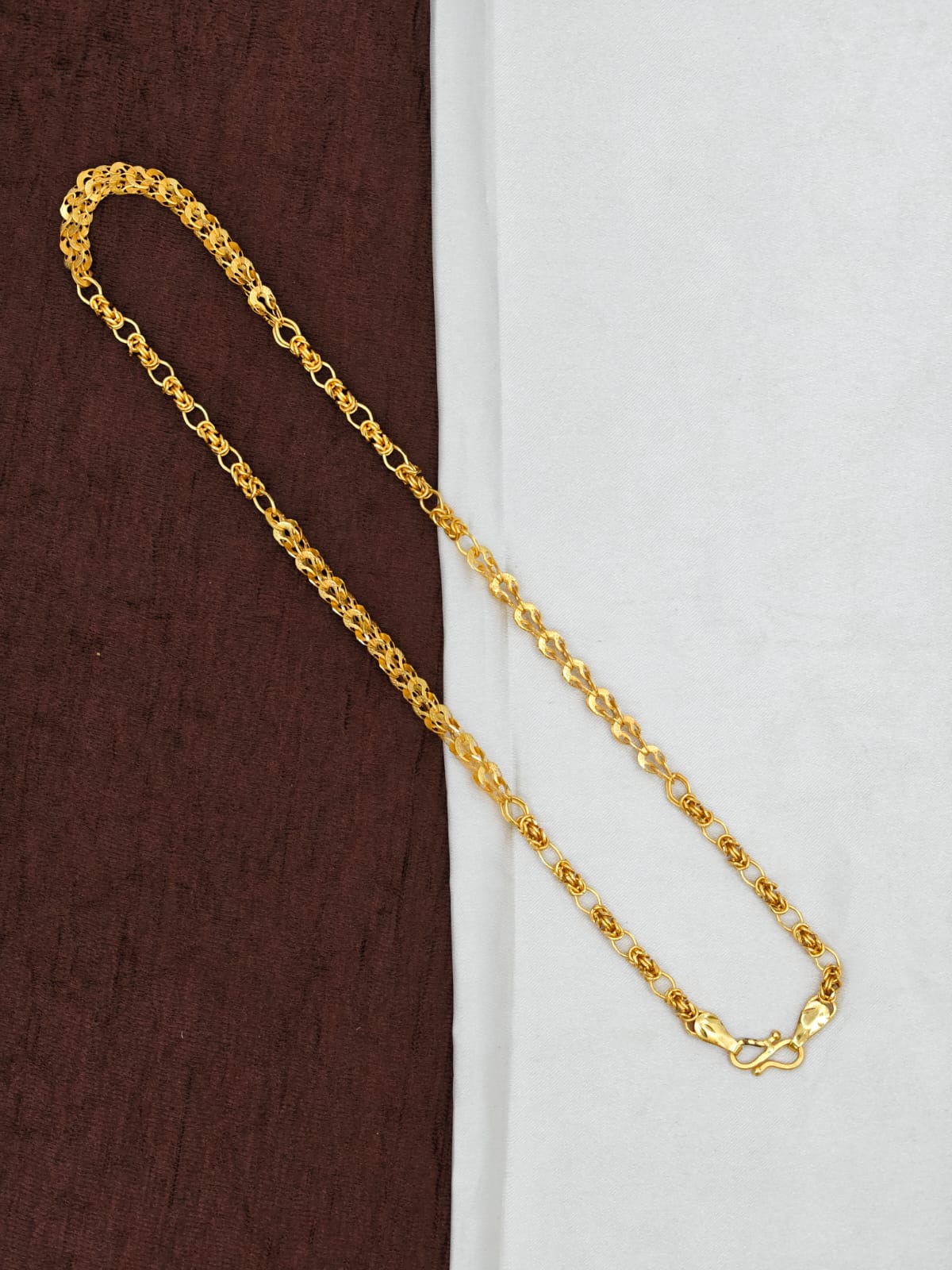 Exclusive Men's Gold-Plated Chain – Premium Bold Design 20inc