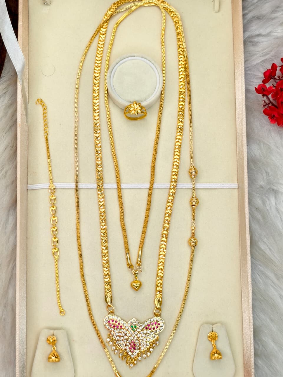 Premium Chain Collection Combo – Gold Plated Traditional & Modern Designs