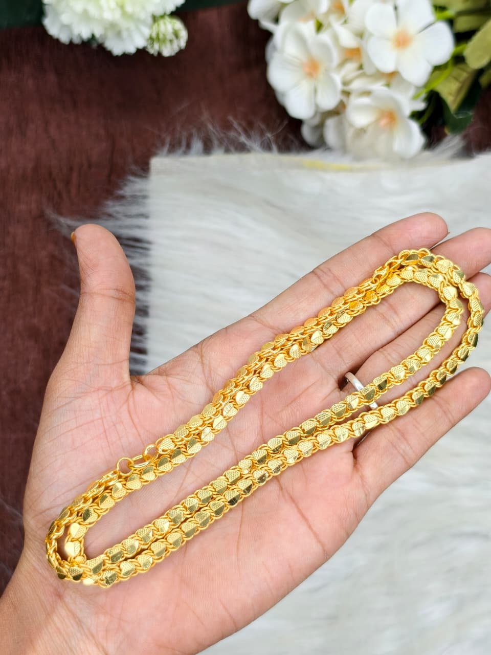 Forming matte finished (1Gram gold plated) Model Chain