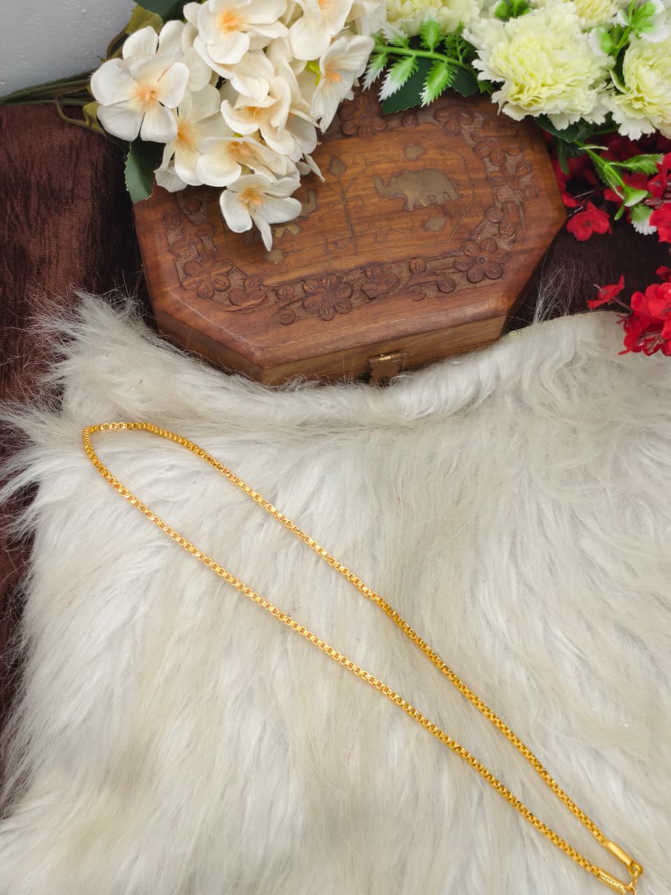 Forming matte finished (1Gram gold plated) Model Chain