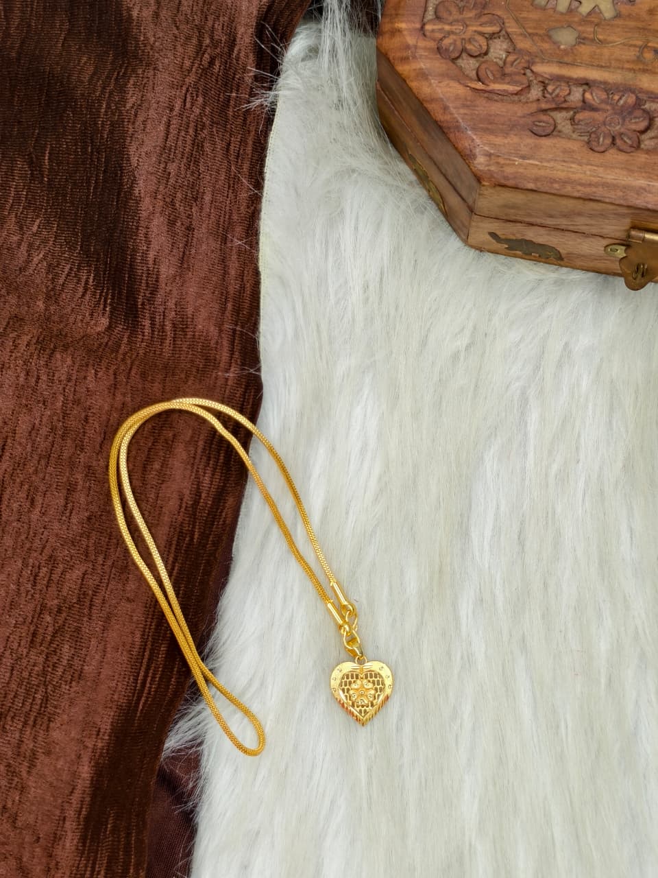 ✨ Elegant 1 Gram Gold-Plated Women’s Chain | 18 Inch Lightweight Necklace Model-1 ✨