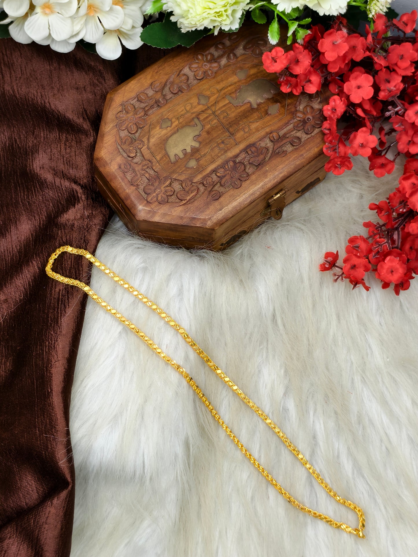 Forming matte finished (1Gram gold plated) Oval Model