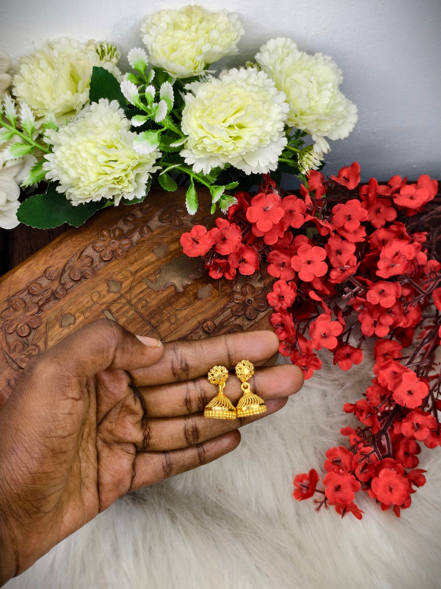 Instagram Trending (1Gram gold Plated) Jhumki