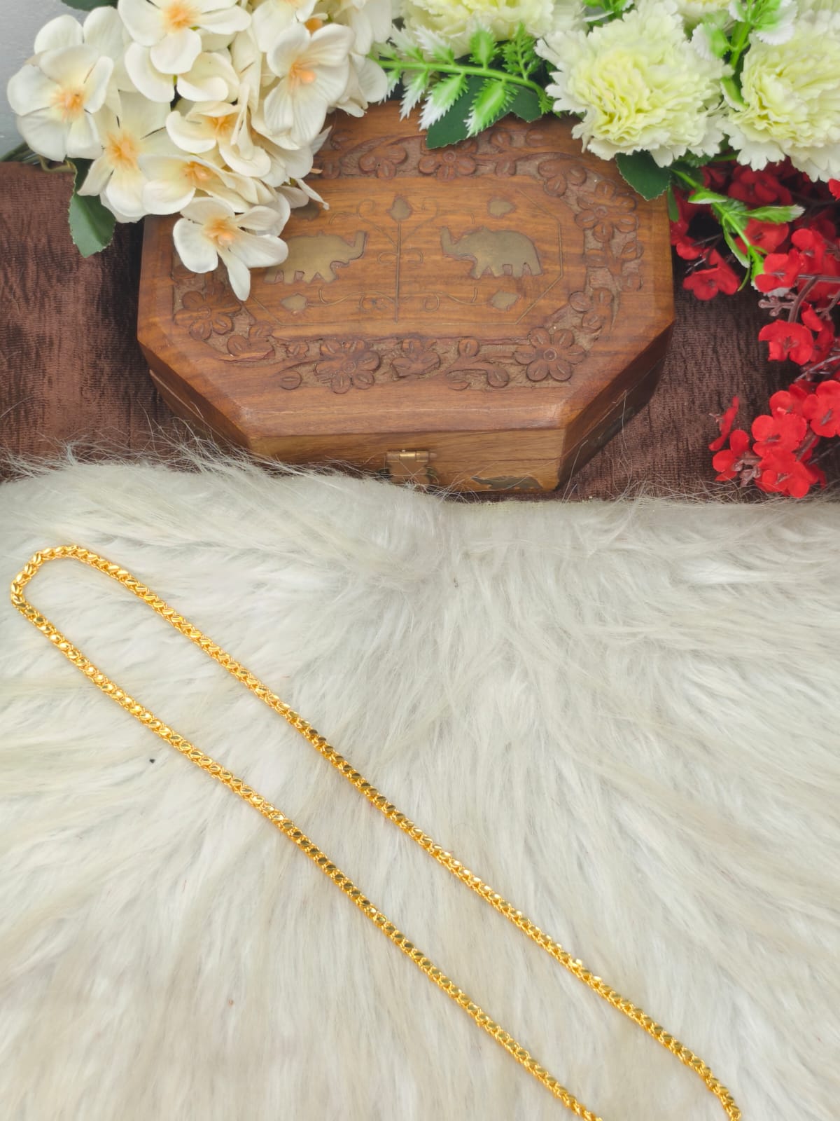 (1Gram gold plated) Oval Model