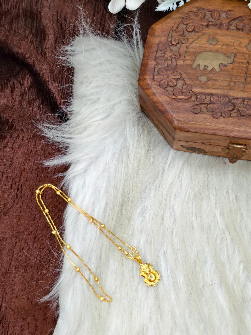 ✨ Elegant 1 Gram Gold-Plated Women’s Chain | 18 Inch Lightweight Necklace Model-16 ✨