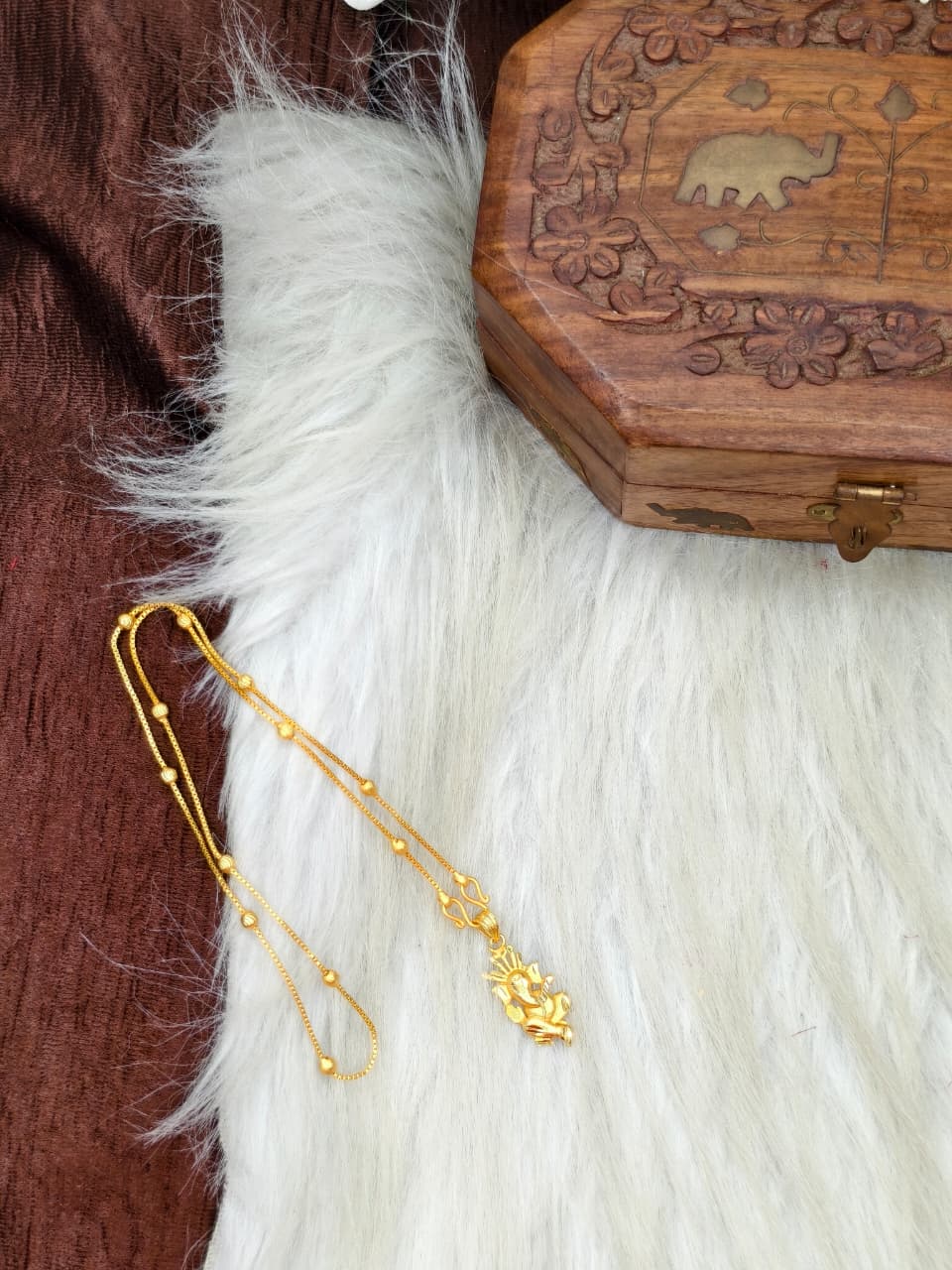 ✨ Elegant 1 Gram Gold-Plated Women’s Chain | 18 Inch Lightweight Necklace Model-16 ✨