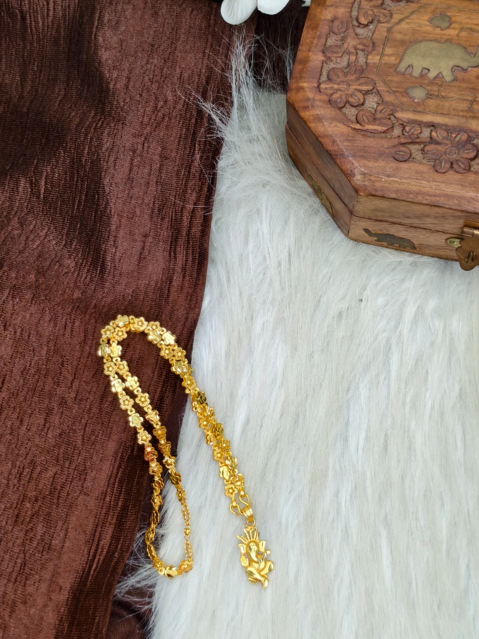 β¨ Elegant 1 Gram Gold-Plated Womenβs Chain | 18 Inch Lightweight Necklace β¨