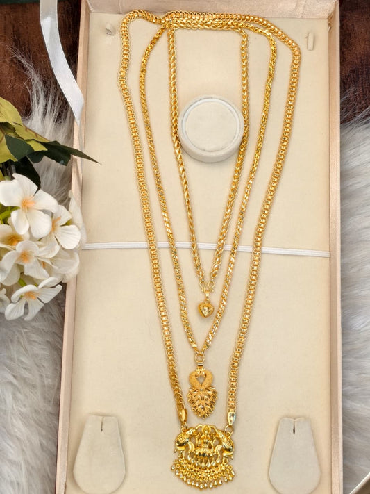 Micro Premium Chain Collection Combo – Gold Plated Traditional & Modern Designs