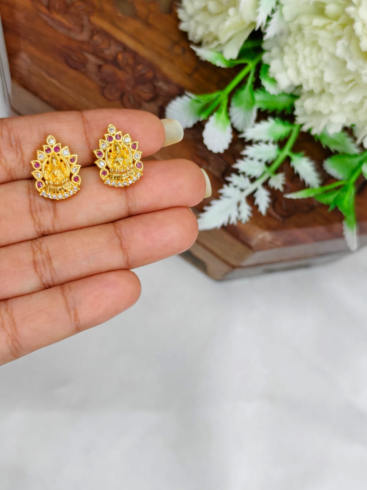 Instagram Trending (1Gram gold Plated) Big Jhumki Model-20