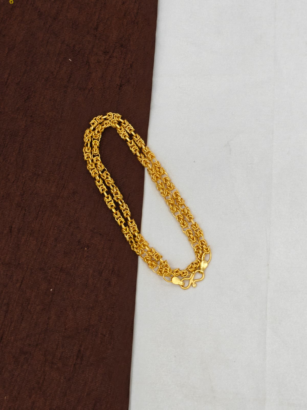 Men’s Elite Gold-Plated Chain – Modern Heavy-Style Design