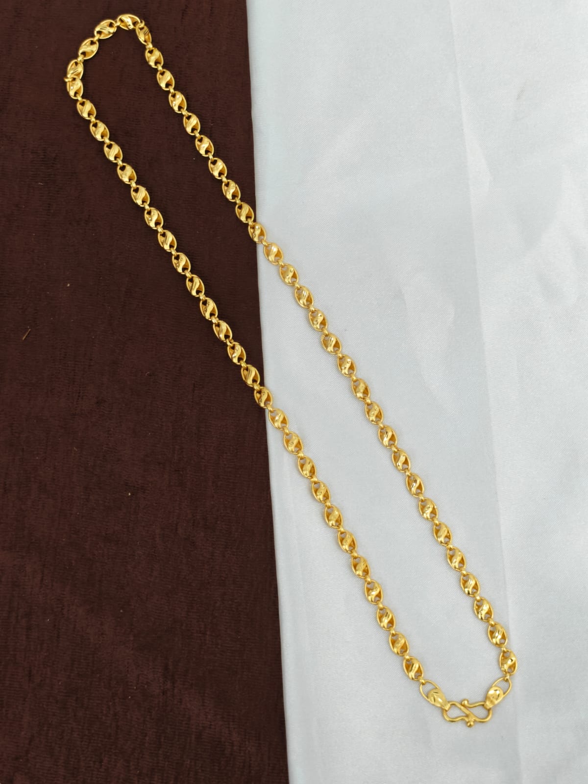 Men’s Elite Gold-Plated Chain – Modern Heavy-Style Design Model-7