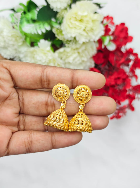 Instagram Trending (1Gram gold Plated) Jhumki