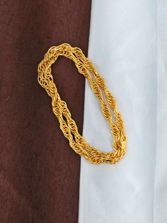 Exclusive Men's Gold-Plated Chain – Premium Bold Design
