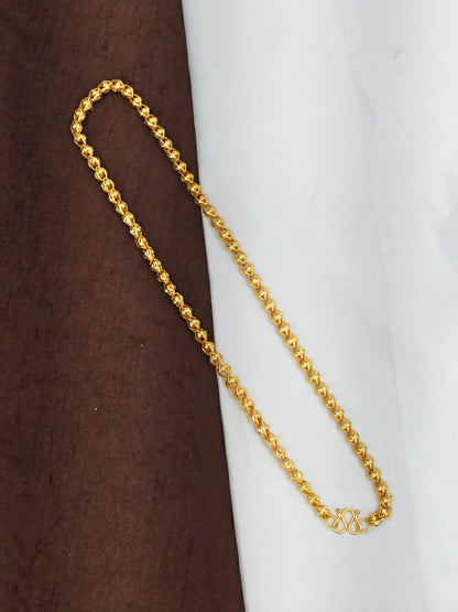 Exclusive Men's Gold-Plated Chain – Premium Bold Design 20inc