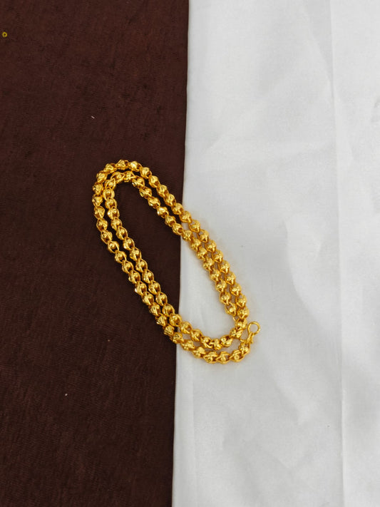 Exclusive Men's Gold-Plated Chain – Premium Bold Design 20inc