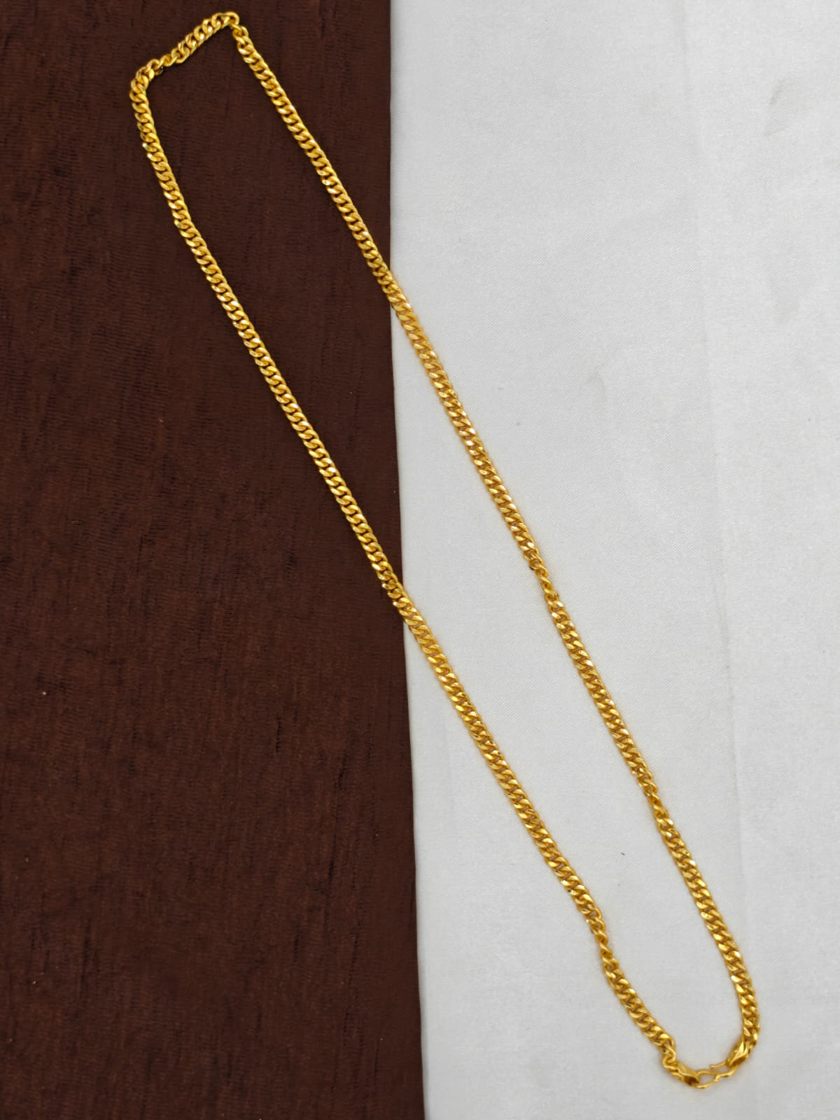 Men’s Elite Gold-Plated Chain – Modern Heavy-Style Design Model-10