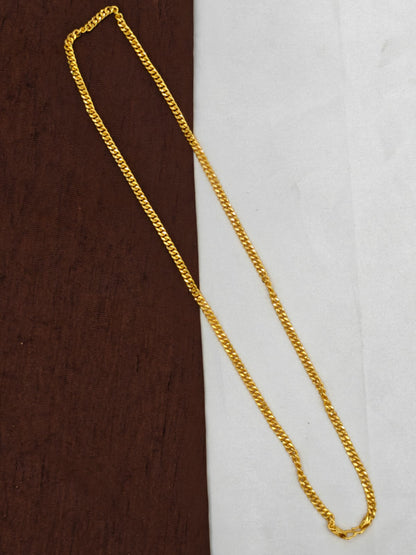 Men’s Elite Gold-Plated Chain – Modern Heavy-Style Design Model-10