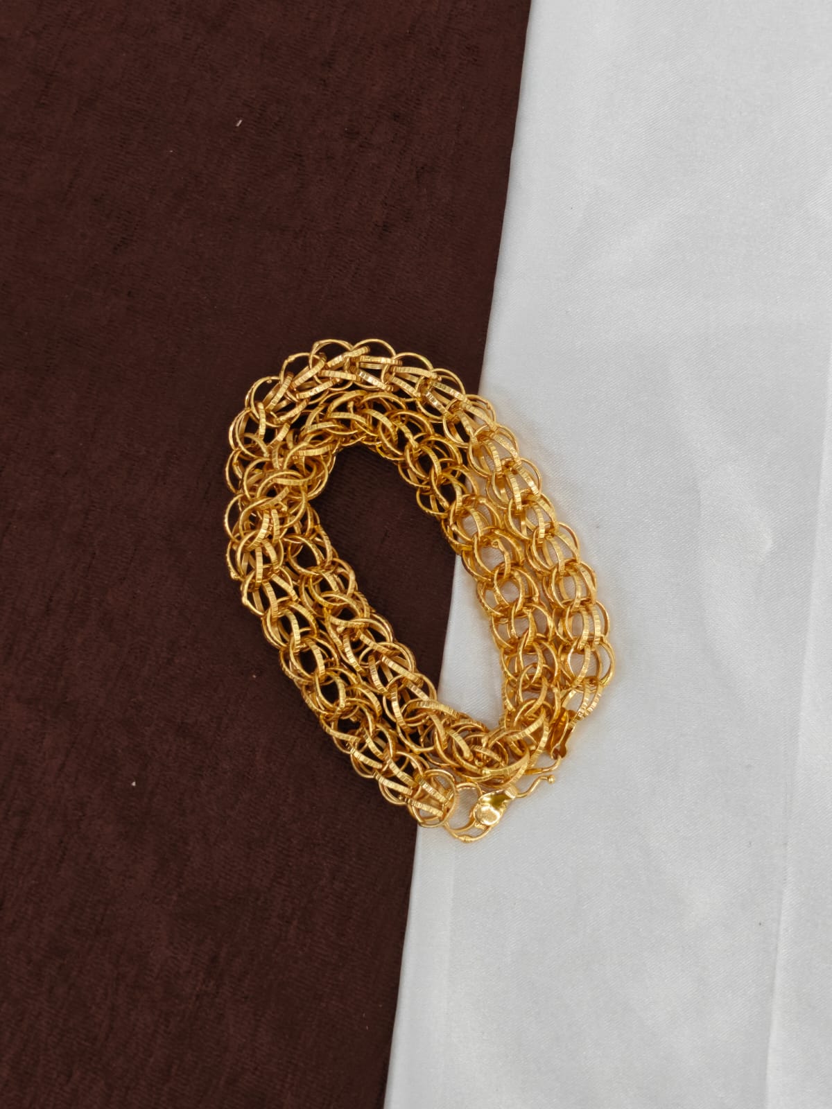 Men’s Elite Gold-Plated Chain – Modern Heavy-Style Design