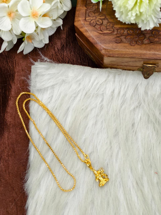 ✨Foming  Dollar Matte Finish Chain – Gold Plated Jewellery for Women✨
