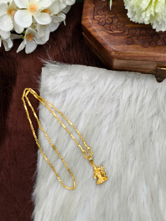 ✨Foming  Dollar Matte Finish Chain – Gold Plated Jewellery for Women✨