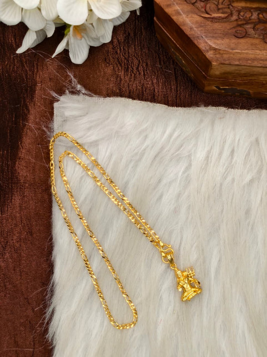 ✨Foming  Dollar Matte Finish Chain – Gold Plated Jewellery for Women✨