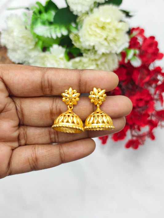 Instagram Trending (1Gram gold Plated) Jhumki
