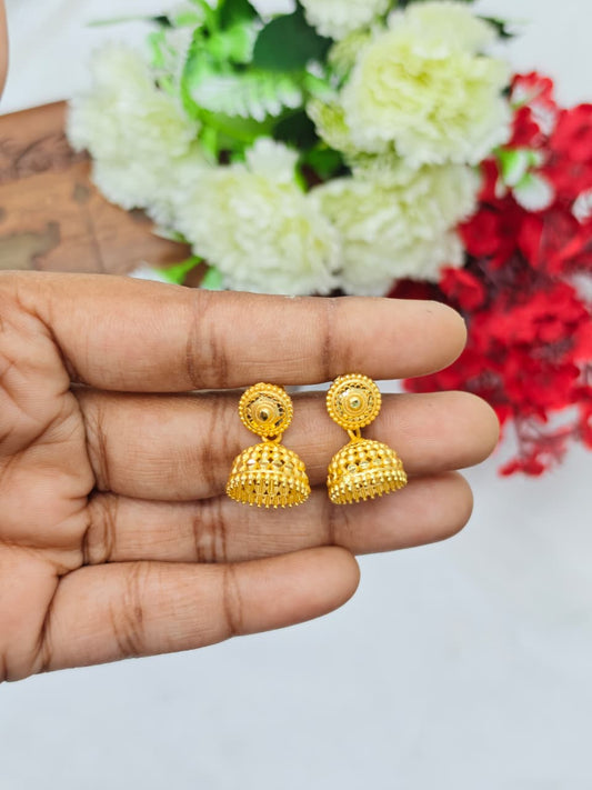 Instagram Trending (1Gram gold Plated) Jhumki