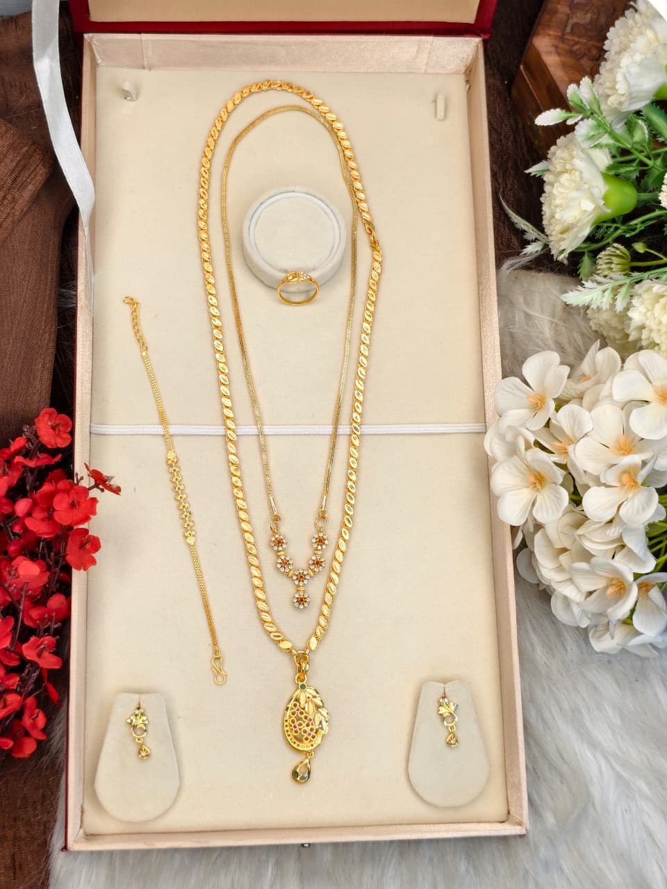 Premium Chain Collection Combo – Gold Plated Traditional & Modern Designs