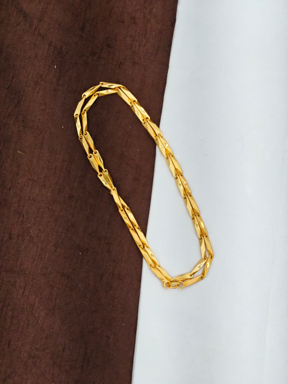 Men’s Elite Gold-Plated Chain – Modern Heavy-Style Design