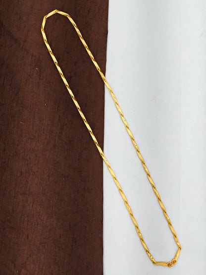 Men’s Elite Gold-Plated Chain – Modern Heavy-Style Design