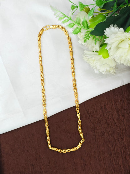 Exclusive Men's Gold-Plated Chain – Premium Bold Design 20inc