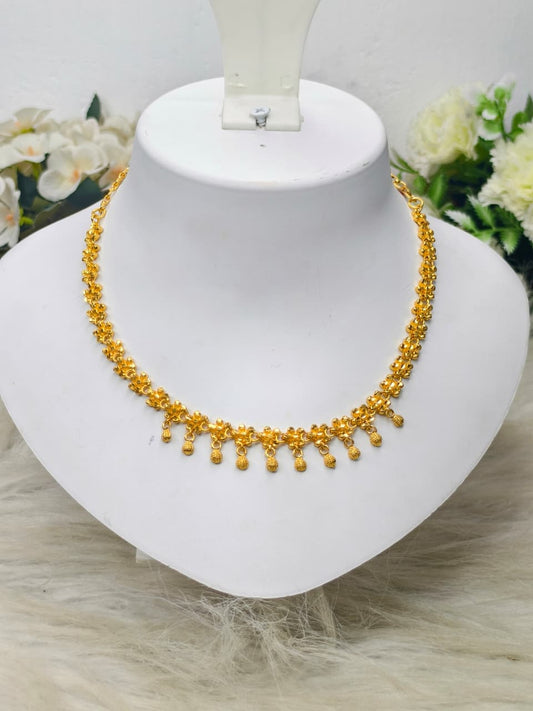 Trending Mini Gold Necklace Set – Premium Gold Look Finished