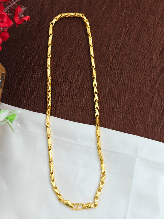 Exclusive Men's Gold-Plated Chain – Premium Bold Design 20inc