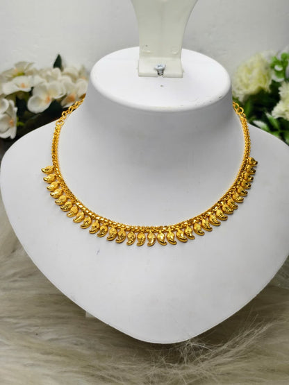Trending Mini Gold Necklace Set – Premium Gold Look Finished