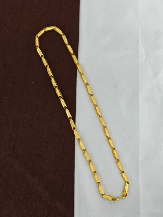 Royal Men’s Gold Chain – Luxury Finish & Unique Pattern 24inc