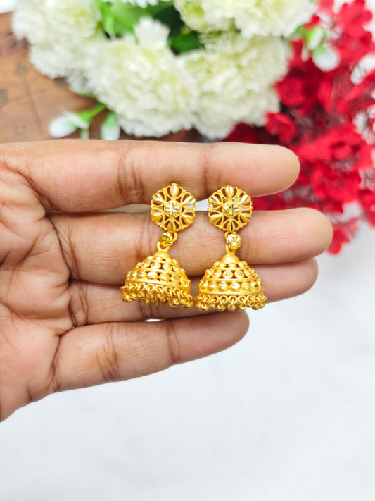 Instagram Trending (1Gram gold Plated) Jhumki
