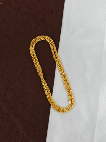 Exclusive Men's Gold-Plated Chain – Premium Bold Design 24inc