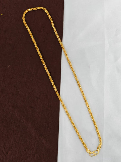 Exclusive Men's Gold-Plated Chain – Premium Bold Design 24inc