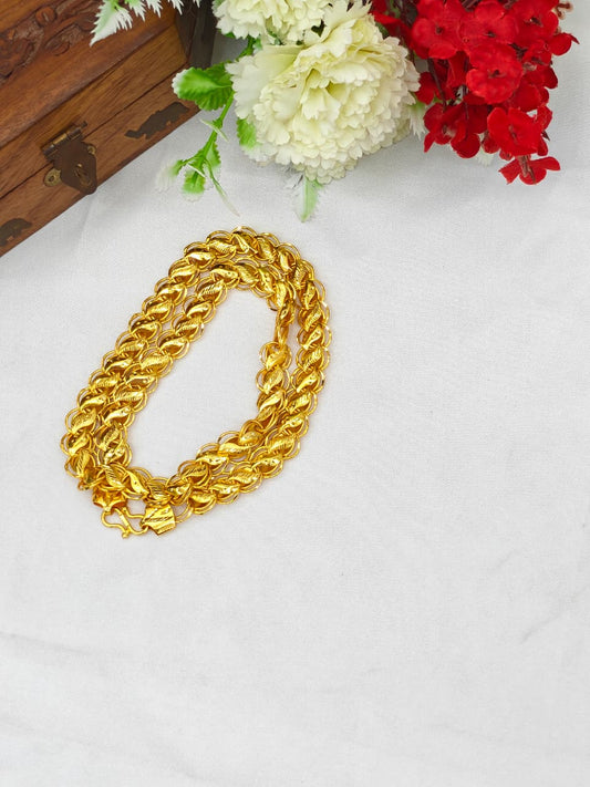 Exclusive Men's Gold-Plated Chain – Premium Bold Design