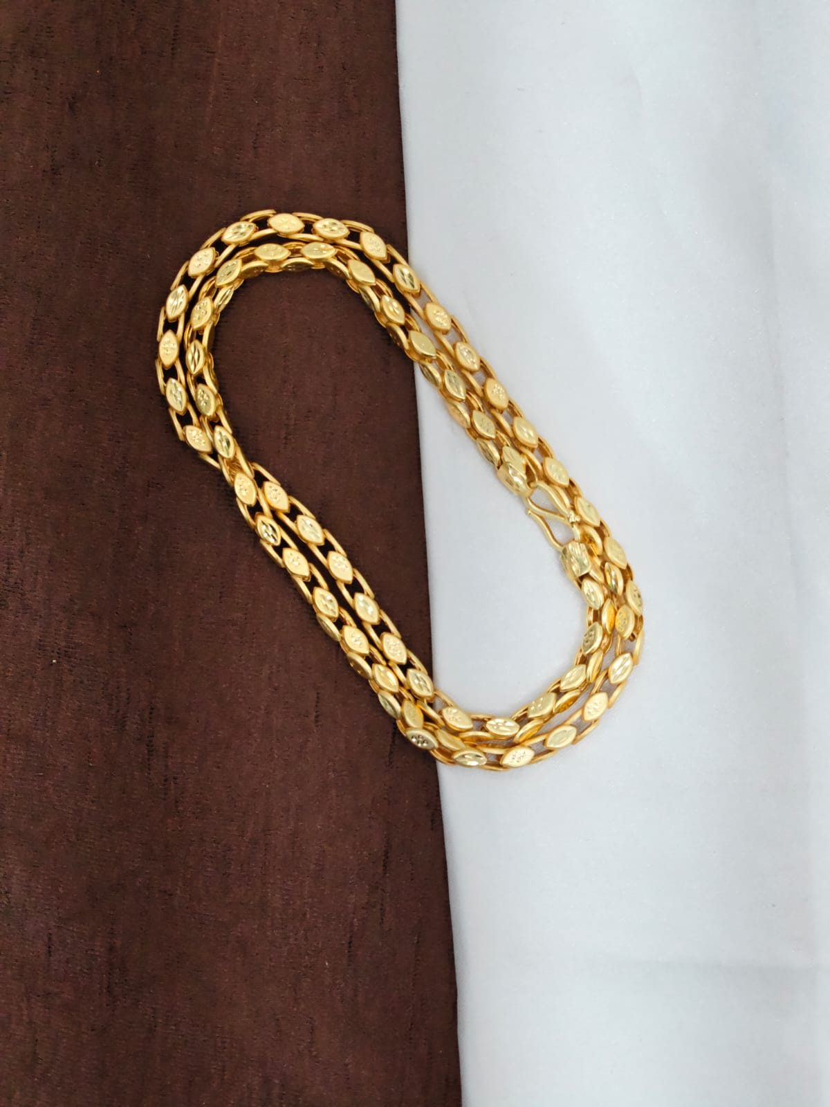 Exclusive Men's Gold-Plated Chain – Premium Bold Design Model-8